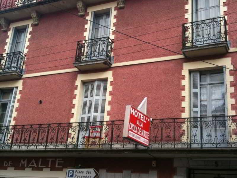 Hotel A La Croix De Malte ルルド エクステリア 写真